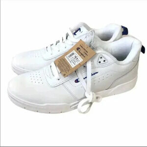 Champion NWT Men's White Sz 11‎ Court Classic Leather Sporty Round Toe Sneakers
